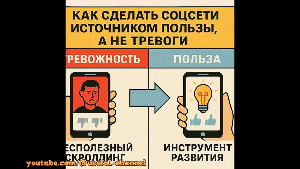 Video thumbnail of Как превратить соцсети в источник пользы — лайфхаки 2025 без лишнего скролла