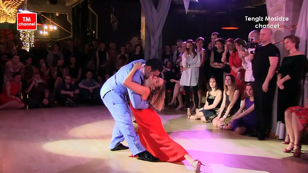 Video thumbnail for Tango "La Mariposa". Anastasia Makarova and Rodrigo Hernán Saucedo on nightly milonga. Tango 2020.