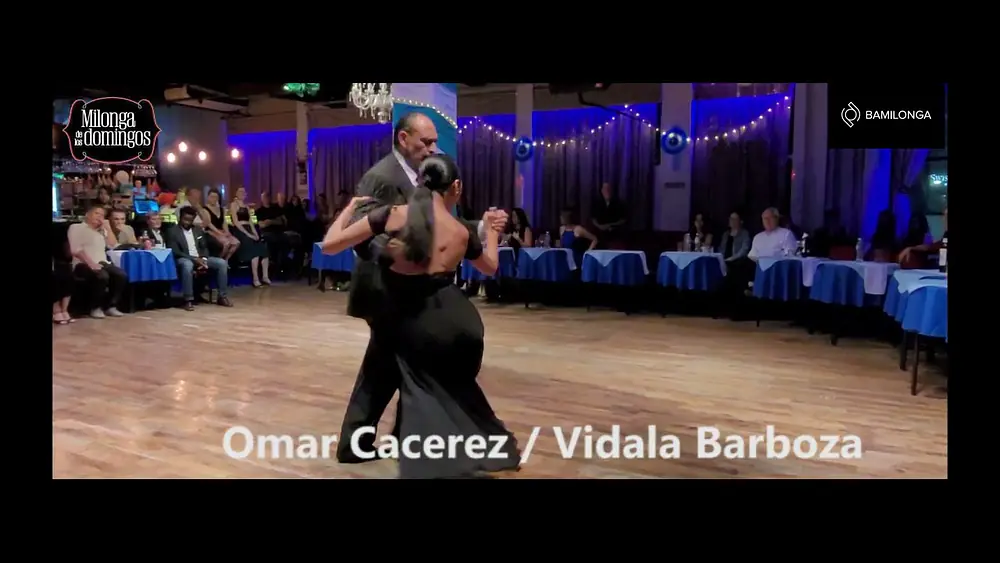 Video thumbnail for Omar Cacerez y Vidala Barboza / Milonga de los Domingos -  11/12/2022 1/4