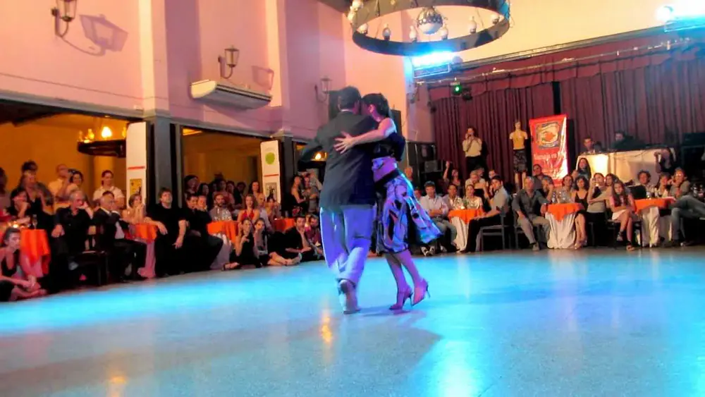 Video thumbnail for Milonga by 'Los Totis' Virginia Gomez and Christian Marquez at Fruto Dulce