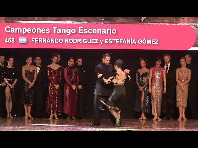 Video thumbnail for Baile de Campeones Escenario, Mundial de Tango 2019, Fernando Rodriguez, Estefania Gomez