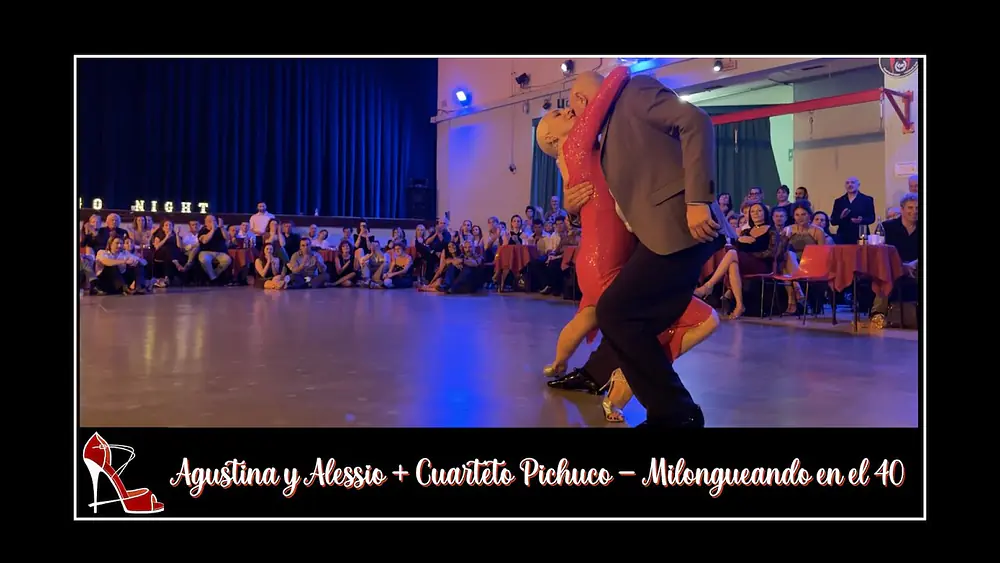 Video thumbnail for Agustina Berenstein y Alessio Altieri 3/4 - Milongueando en el 40 - Cuarteto Pichuco