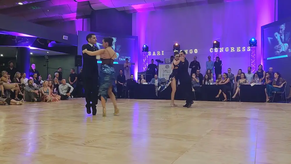 Video thumbnail for NERI PILIU& YANINA QUINONES , ALEX MONCADA & MARTINA WALDMAN, Bari tango congress, 20023