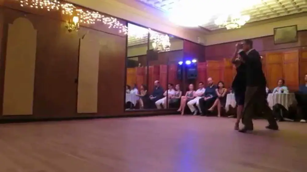 Video thumbnail for Dancers: Eleonora Kalganova & Michael Nadtochi at La Milonga Rosa ..Friday, Agugust 14, 2015