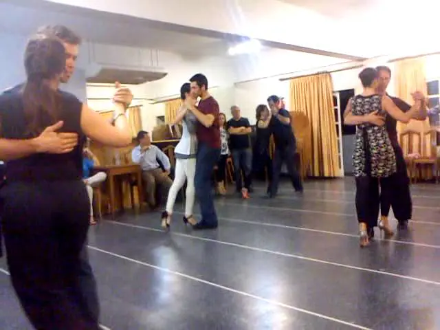 Video thumbnail for Practicas  de tango CARLOS PEREZ y ROSA FORTE