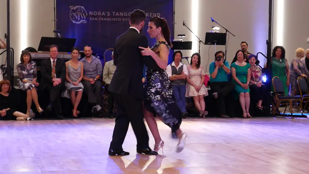 Video thumbnail for Christian Marquez & Virginia Gomez @ Nora's Tango Week 2017 July 2 Tango Demo 1/2