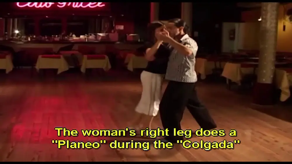 Video thumbnail for Gustavo Rosas Tango.Gisela Natoli.Video 9.Boleo Colgada y Sacada.Colgadas y Volcadas Vol 2.Arg