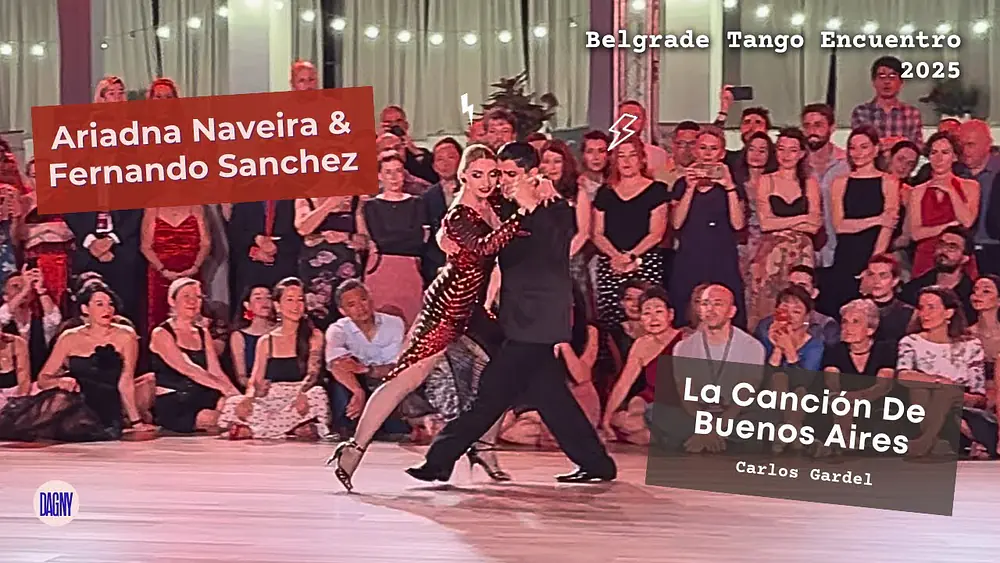 Video thumbnail for Ariadna Naveira & Fernando Sánchez tango to La Canción de Buenos Aires 2025 Belgrade Tango Encuentro