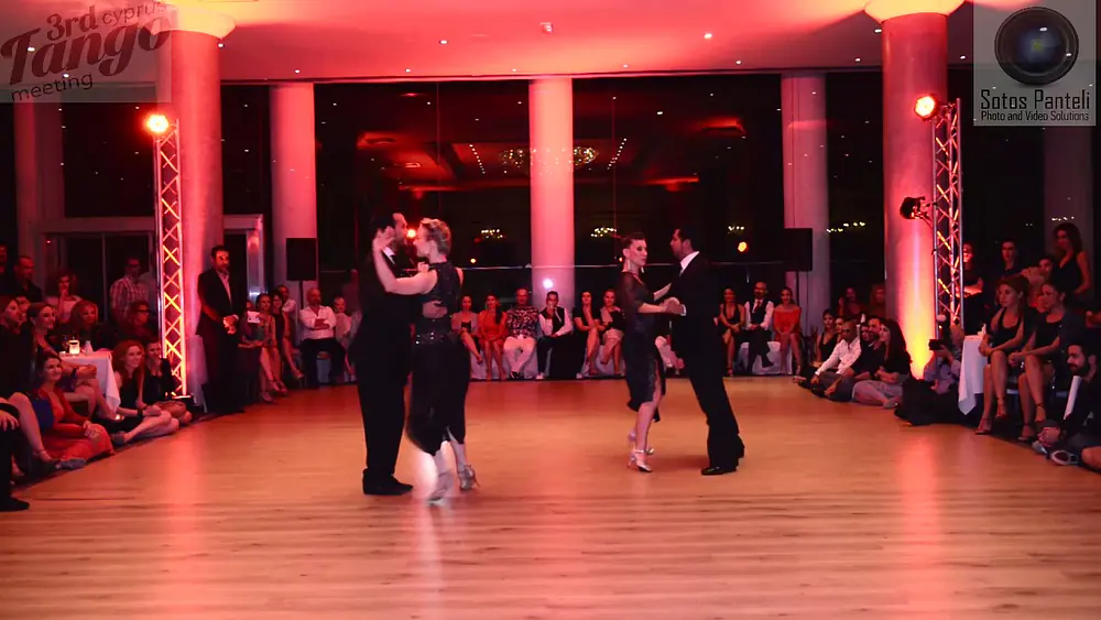 Video thumbnail for Sebastian Arce & Mariana Montes, Juan Manuel & Liza Rosales, Cyprus Tango Meeting 2016