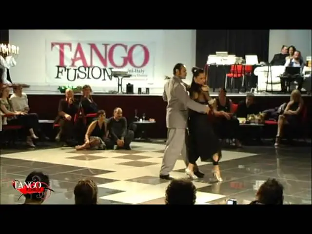 Video thumbnail for Juan Carlos Martinez y Nora Witanowsky "Pa que te oigan bandoneon" Tango Fusion 2011 Bellaria Rimini