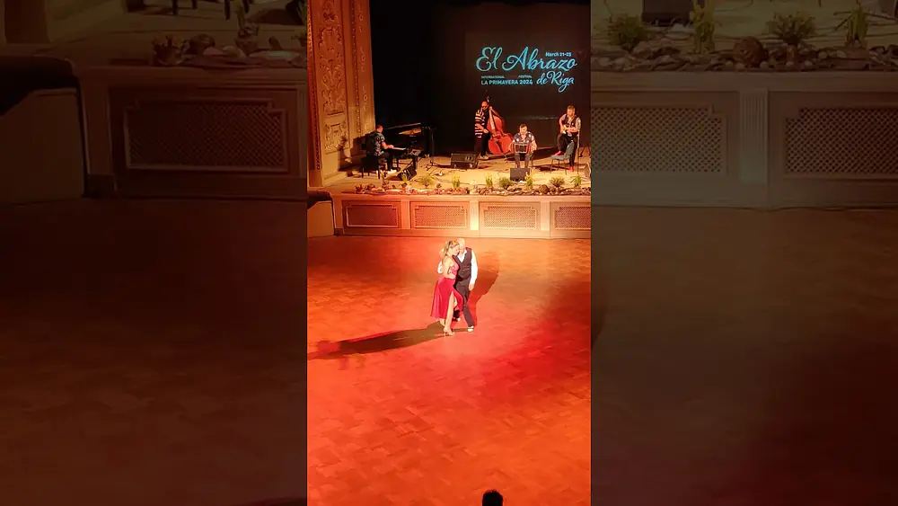 Video thumbnail for Horacio Godoy y Maricel Giacomini in Riga today(1)