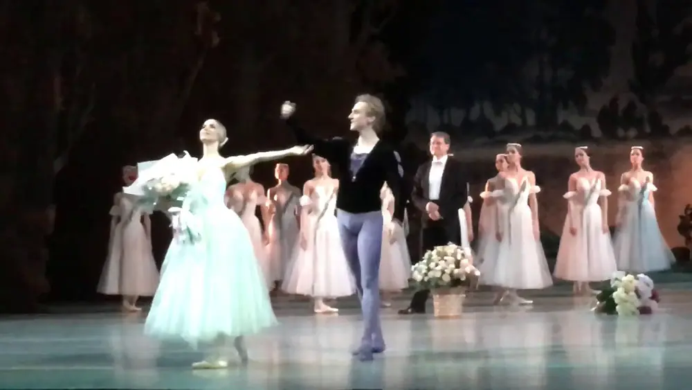 Video thumbnail for VKVAFMBK/Giselle, Curtain Call  Alina Somova, David Hallberg ☁️Giselle Ballet,Mariinsky, 12.07.2018