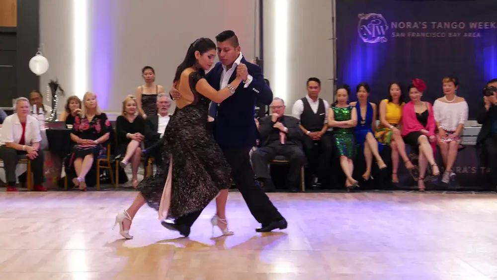 Video thumbnail for Maria Ines Bogado and Jorge Lopez at Nora's Tango Week 2017 Vals Demo 2/4