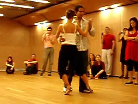 Video thumbnail for Sebastian Arce and Mariana Montes, Tango bodyposition workshop, Ljubljana