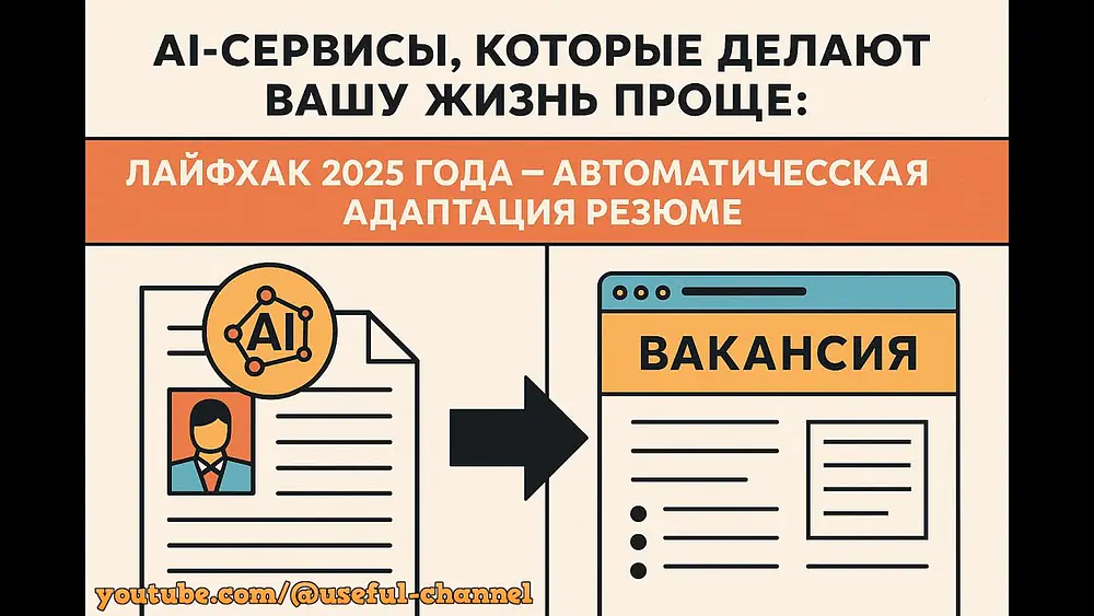 Video thumbnail of Топ-4 AI лайфхака 2025 года, которые упростят вашу жизнь без съёмок и монтажа