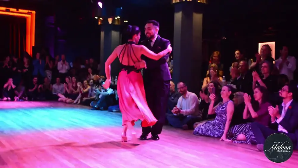Video thumbnail for Clarisa Aragón & Jonathan Saavedra en el marco de Argentina Tango Salón Festival en Milonga Malena 2