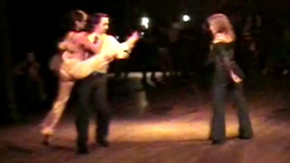 Video thumbnail for Gustavo Rosas. Tango con Guillermina Quiroga y Cynthia Fatori en New York.Abril 2005.U.S.A.