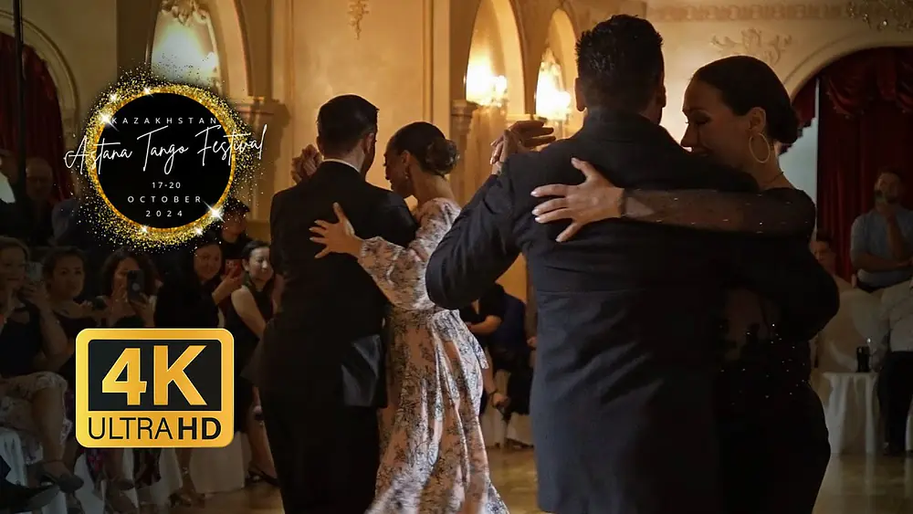 Video thumbnail for Two Couples Milonga: Constanza Vieyto & Ricardo Astrada,  Alena Yefimenko & Dmitry Yefimenko