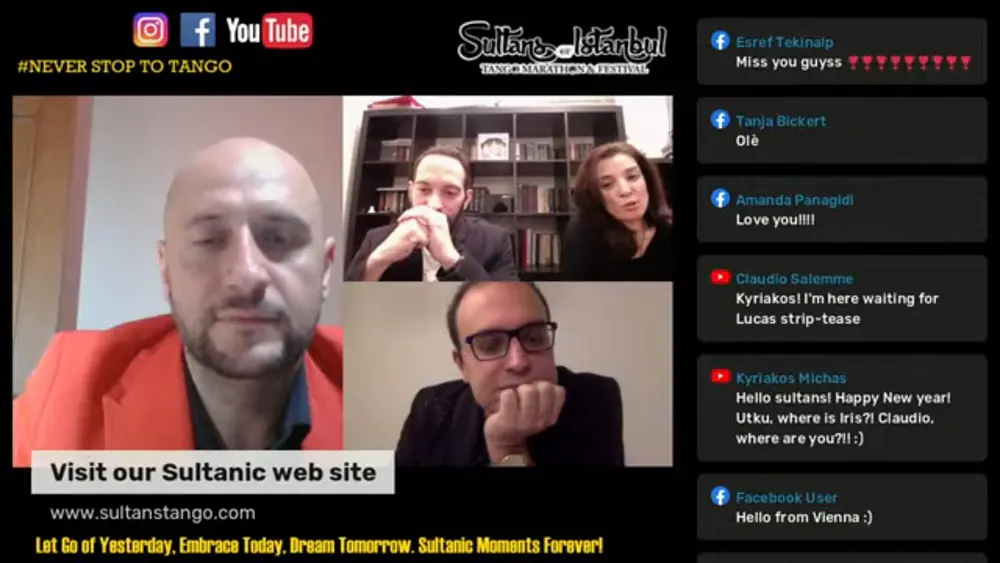 Video thumbnail for Sultanic live stream (interview) with Loukas Balokas & Georgia Priskou  #sultantango