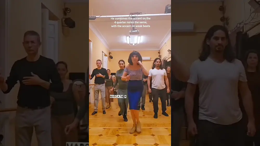 Video thumbnail of EJERCICIO MUSICAL sobre la ACENTUACIÓN RITMICA en D'ARIENZO