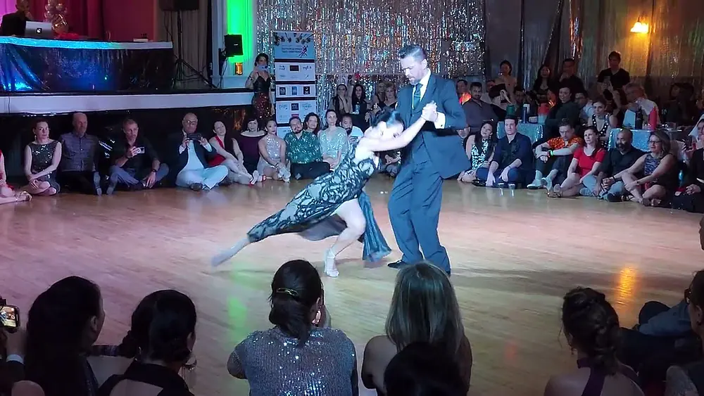 Video thumbnail for Argentine tango: Sagdiana Hamzina & Dmitry Vasin - Canaro En Paris