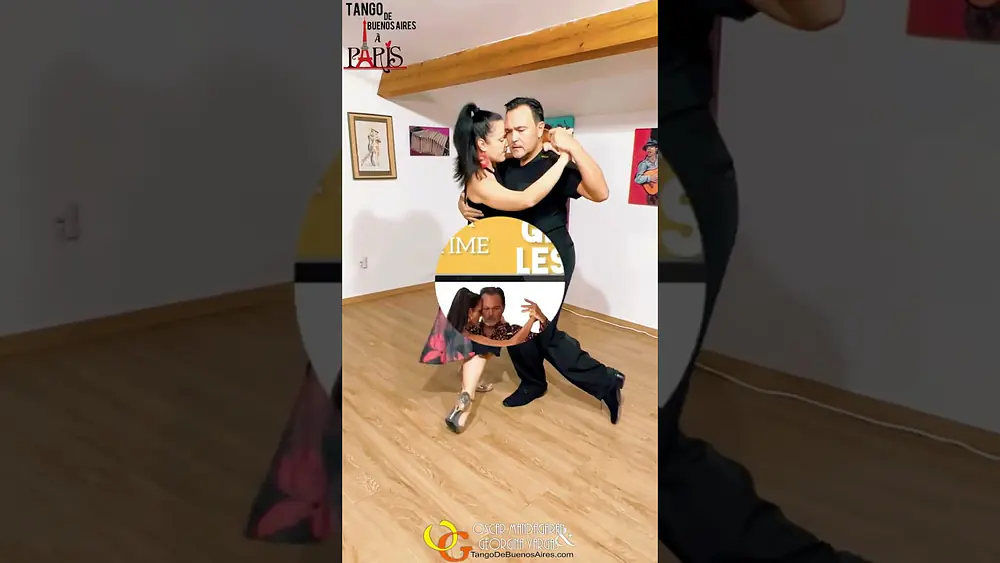Video thumbnail for #tango Musicality Demo 1 Step taught during ONLINE LESSON zoom 26/12/2022 Georgina&Oscar Mandagaran