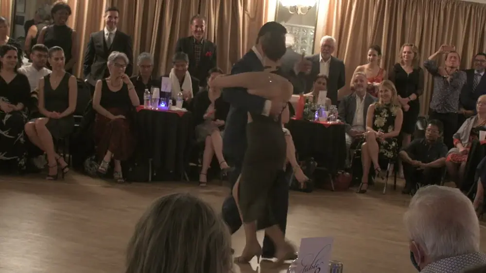 Video thumbnail for Miriam Larici and Leonardo Barrionuevo at Milonga Corazón 3/4