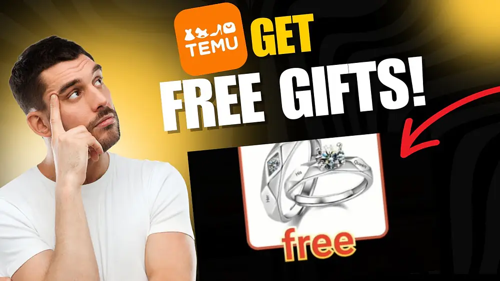 Video thumbnail of Get Free Gifts on Temu 🎁 | Step-by-Step Guide 2025 🔍