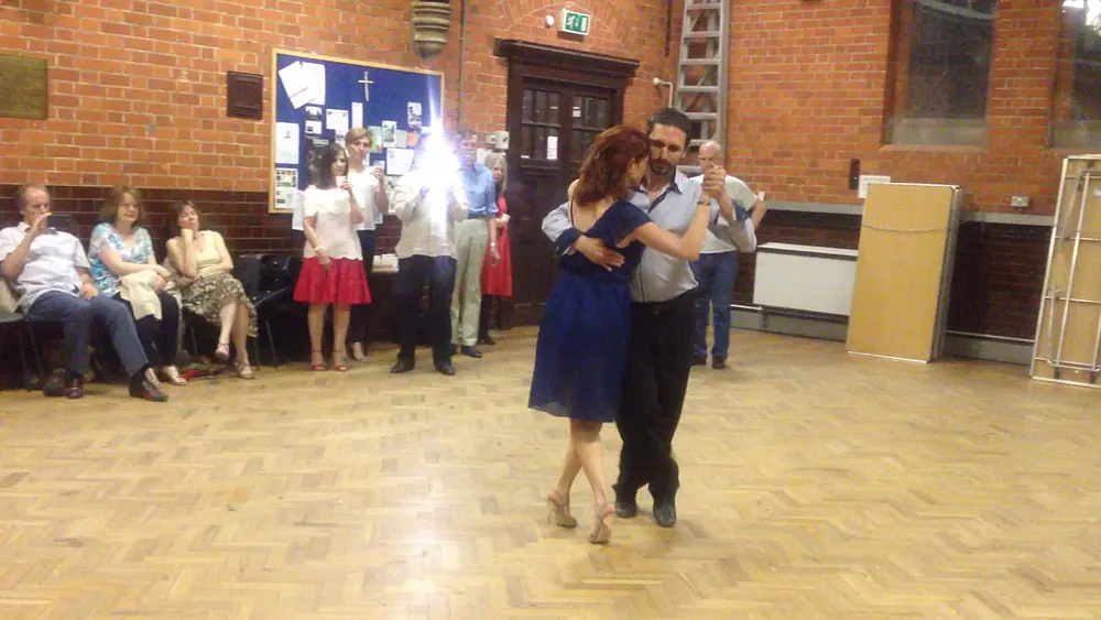 Video thumbnail for Alexandra Wood & Guillermo Torrens. Milonga Class at Reading Tango Club