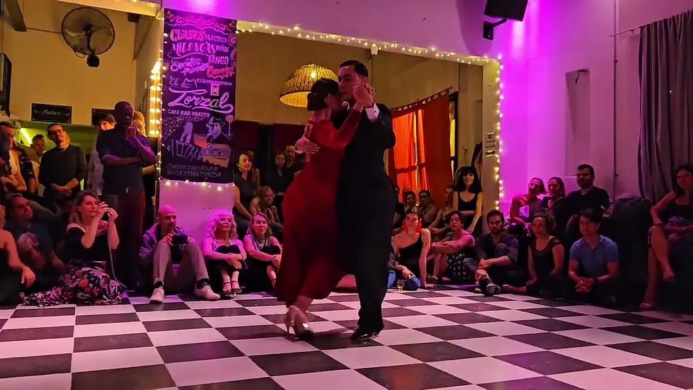 Video thumbnail for Suyay Quiroga and Jonny Carvajal at Milonga Tango Bar (2 of 4)