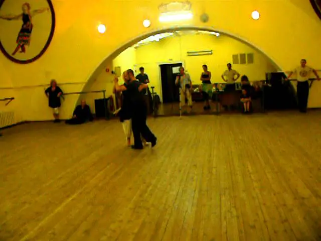 Video thumbnail for Elvira Malishevskaya y Sergey Beljankin. Class tango.