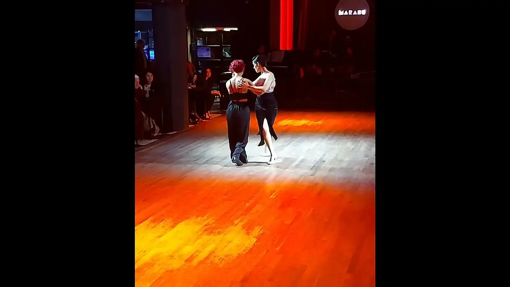 Video thumbnail for Cecilia Acosta y Yailet Suárez. Tango "Viento Norte" del Sexteto Cristal.