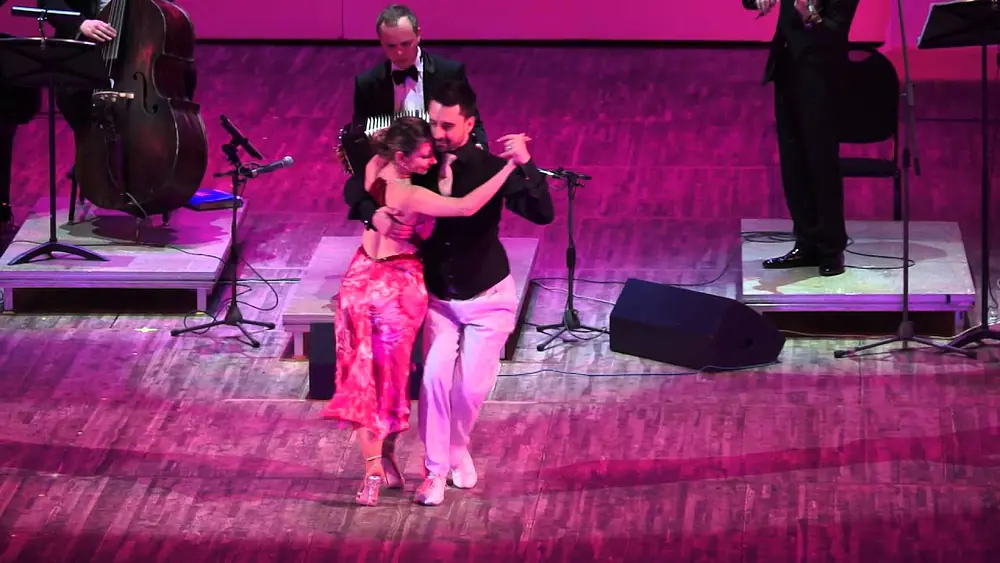 Video thumbnail for Solo Tango Orquesta ,Javier Rodriguez & Noelia Barsi, Milonga at Chaikovsky concert hall