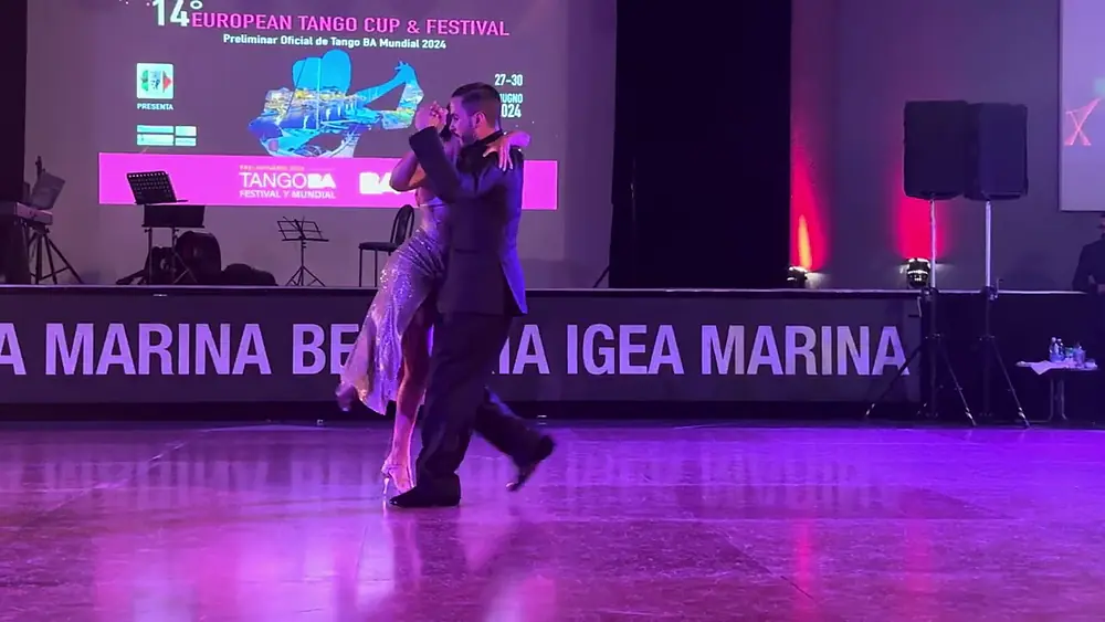 Video thumbnail for Roxana Suarez Camila Alegre Dante Sanchez Ezequiel Lopez Bellaria Igea Marina European Tango