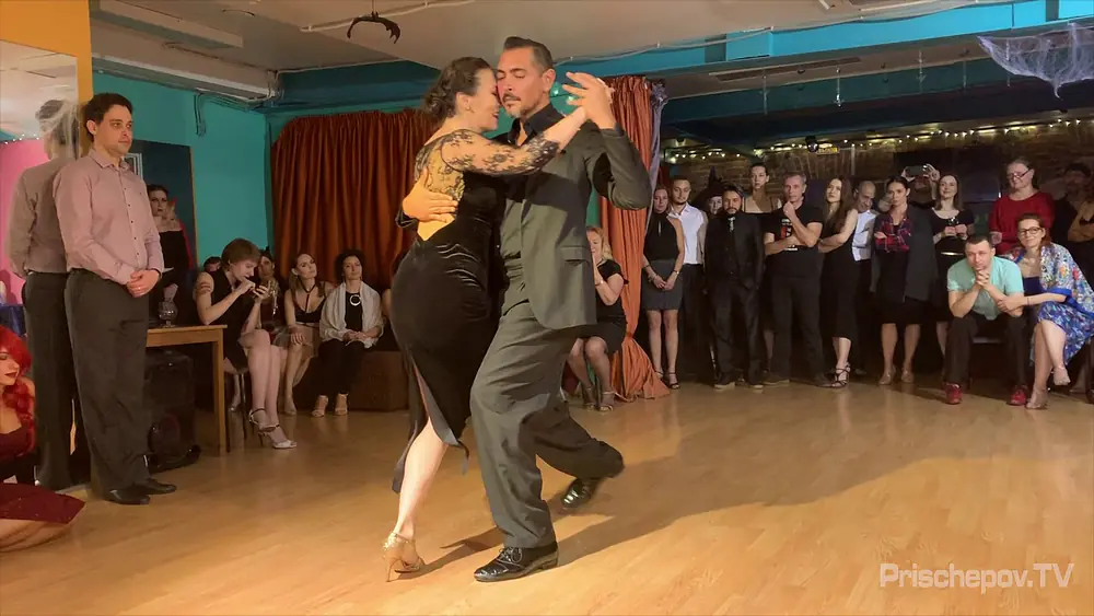 Video thumbnail for Jorge Pahl & Olga Dunaeva, Juan D'Arienzo y su Orquesta Típica - Miedo, Milonga Pof Pof, 2019