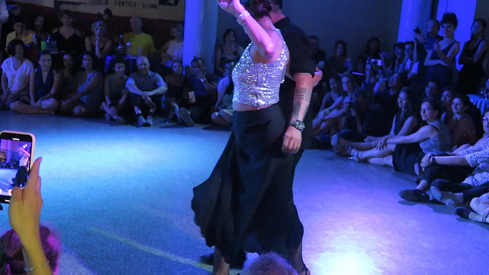 Video thumbnail for Mariano Chico Frumboli y Moira Castellano at Milonga Viva La Pepa 2020 6