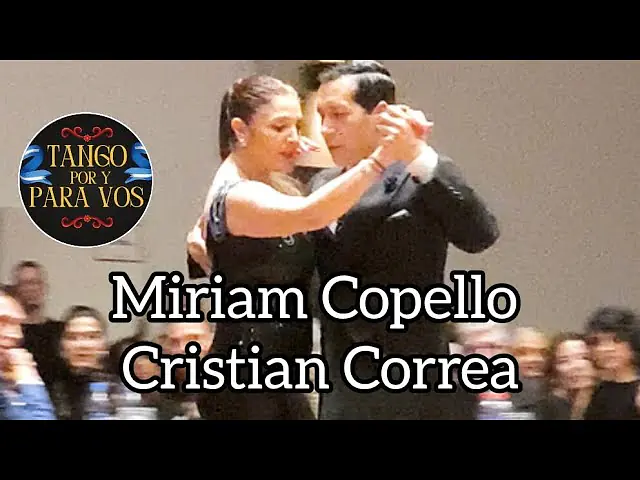 Video thumbnail for Sin lágrimas (Pugliese) Miriam Copello y Cristian Correa. Milonga Gente Amiga 17ago25
