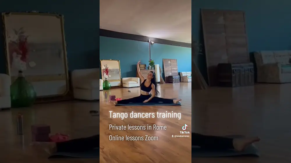 Video thumbnail for Training Lessons for Tango Dancers Laia Barrera