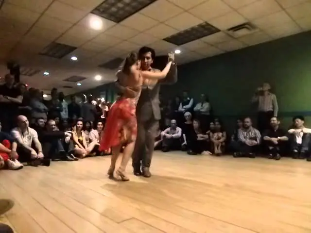 Video thumbnail for Argentine Tango Performance 1 (alternative milonga) by Marcelo Gutierrez and Kat Gorsuch, Mala Leche