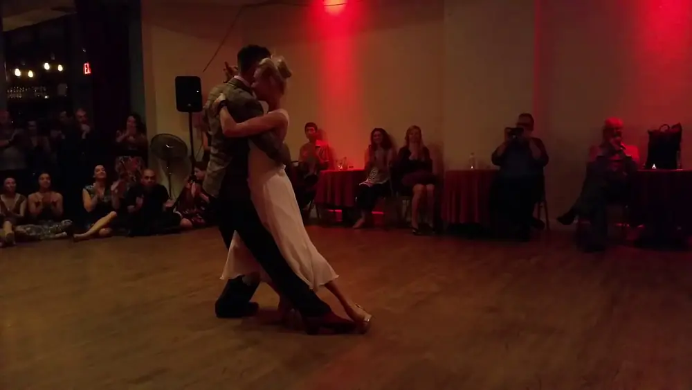 Video thumbnail for Argentine tango: Eleonora Kalganova & Michael Nadtochi  - Ojos Negros Que Facinan