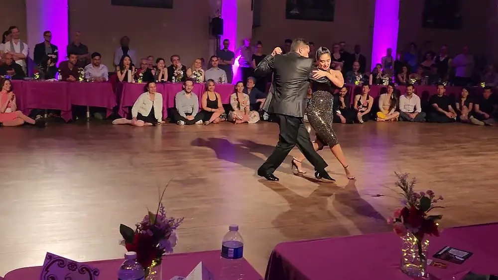 Video thumbnail for Argentine tango: Corina Herrera & Octavio Fernandez - Milonga de mis Amores