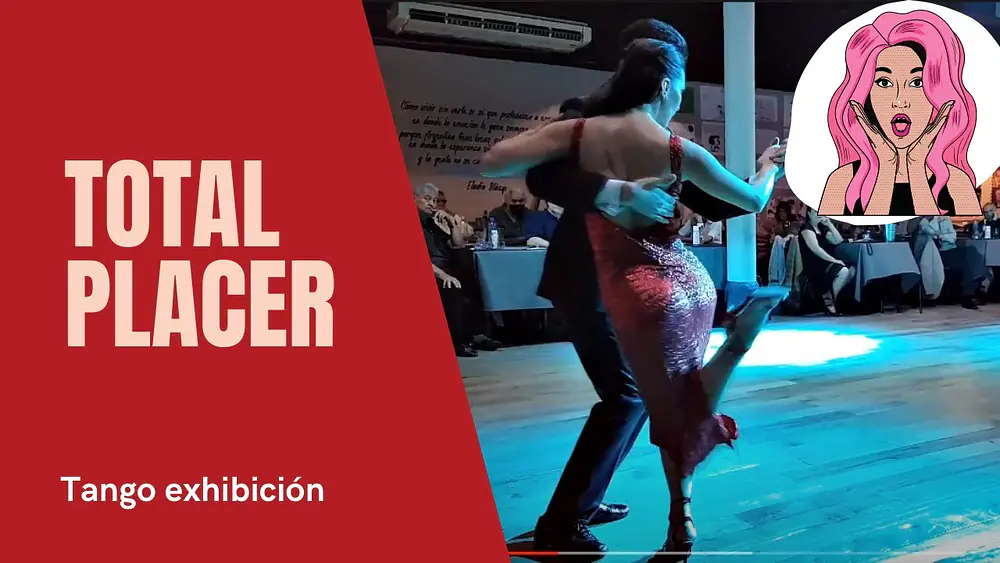 Video thumbnail for Bailando tango Chiqué de Pugliese, Magdalena Valdés, Sebastián Gimenez, milonga La Cachila