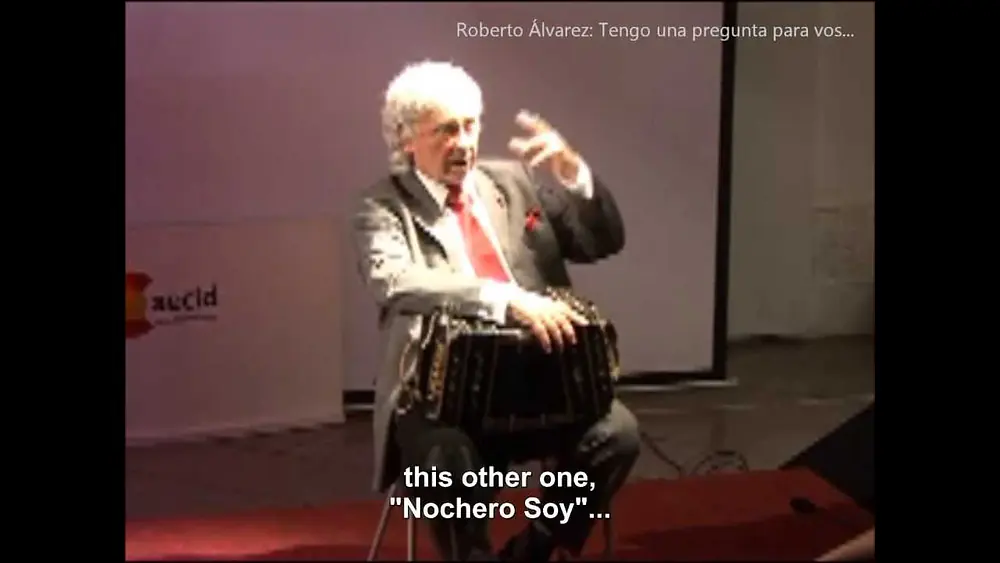 Video thumbnail for ROBERTO ÁLVAREZ Tengo una pregunta para vos (by Pepa Palazón) with ENGLISH subtitles