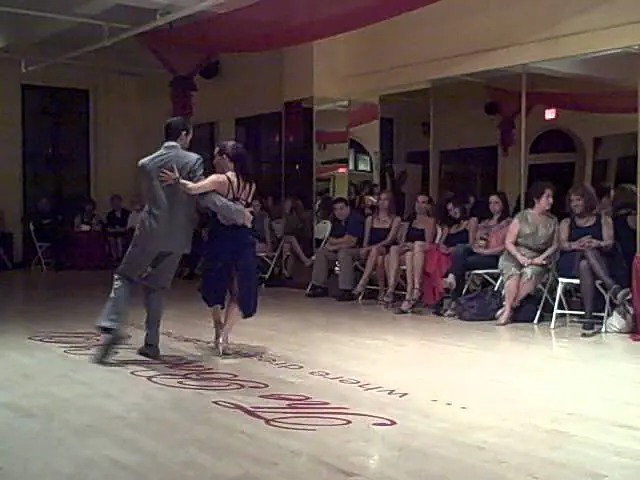 Video thumbnail for Zoya Altmark and Michael Nadtochi at SALON REALE, nyc 2013 - Argentine Tango - Improvisation