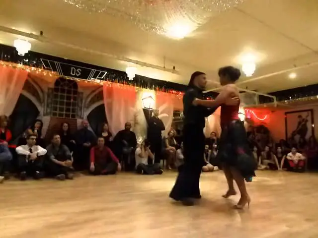 Video thumbnail for Argentine tango performance 2 (alternative waltz) by Homer and Cristina Ladas at Nocturne