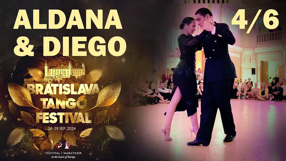 Video thumbnail for Diego Ortega & Aldana Silveyra 4/6 @Bratislava Tango Festival 2024 - Cuatro Palabras - D'Arienzo