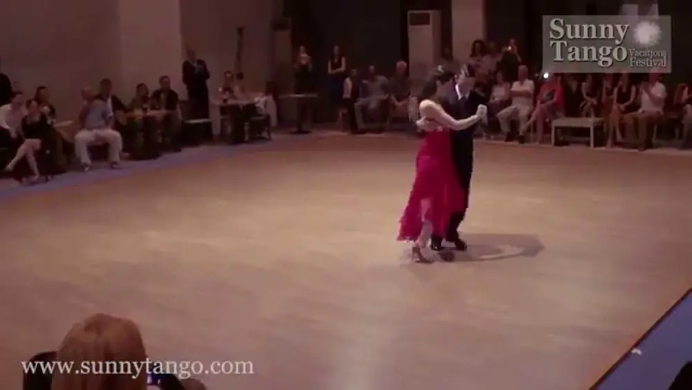 Video thumbnail for Vaggelis Hatzopoulos-Marianna Koutandou 2/3, SUNNYTANGOFESTIVAL 2014, Pugliese-Un baile benefico