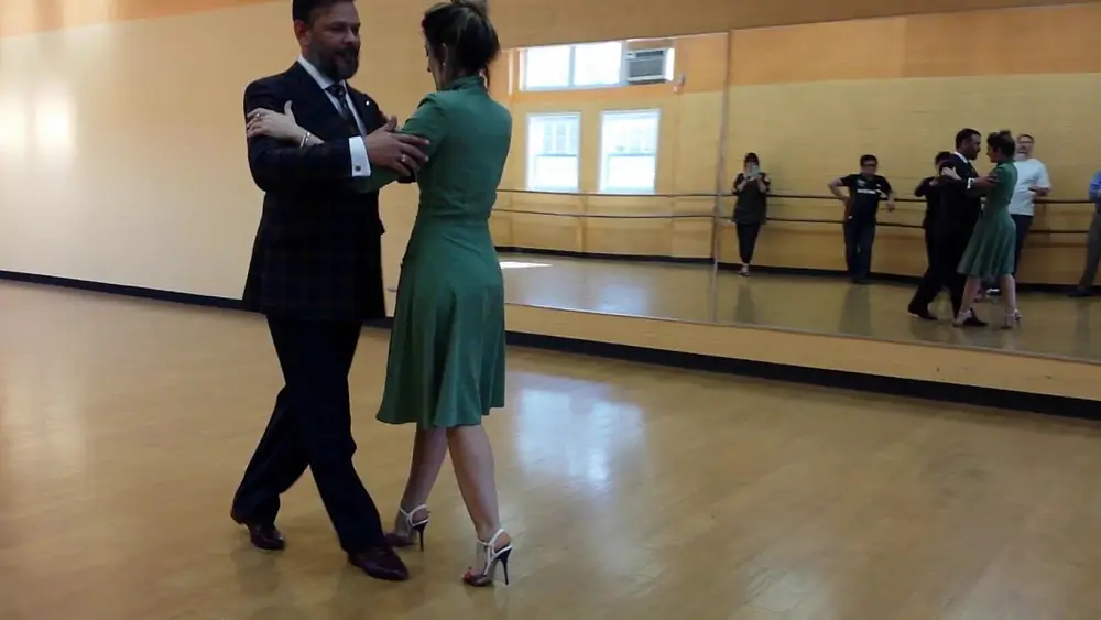 Video thumbnail for Argentine tango workshop: Fabian Peralta & Josefina Bermudez Avila- walk & vaiven