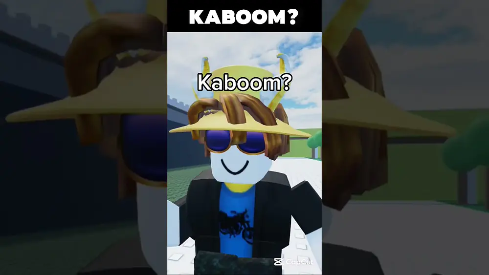 Video thumbnail of Kaboom? #roblox #robloxshorts #memes #viral #shorts #viralshorts #trending #shortsviral