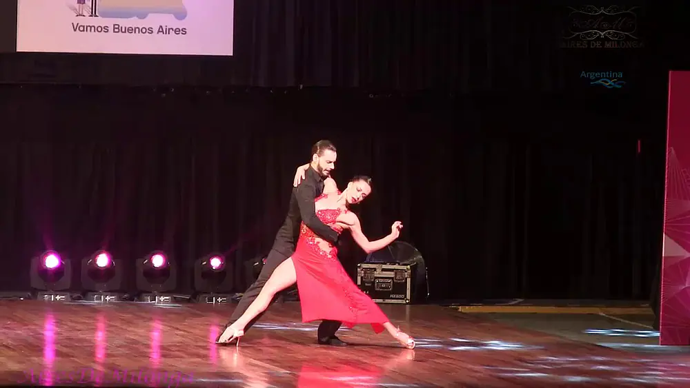 Video thumbnail for Puesto 5, final escenario, Dmitrii Kuznetsov, Olga Nikolaeva, mundial de tango 2018